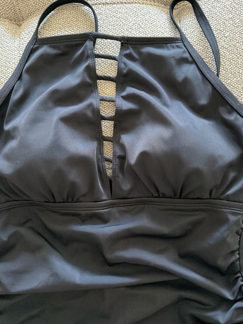 Jantzen Black Strappy One-Piece Swimsuit - Picture 4 of 6